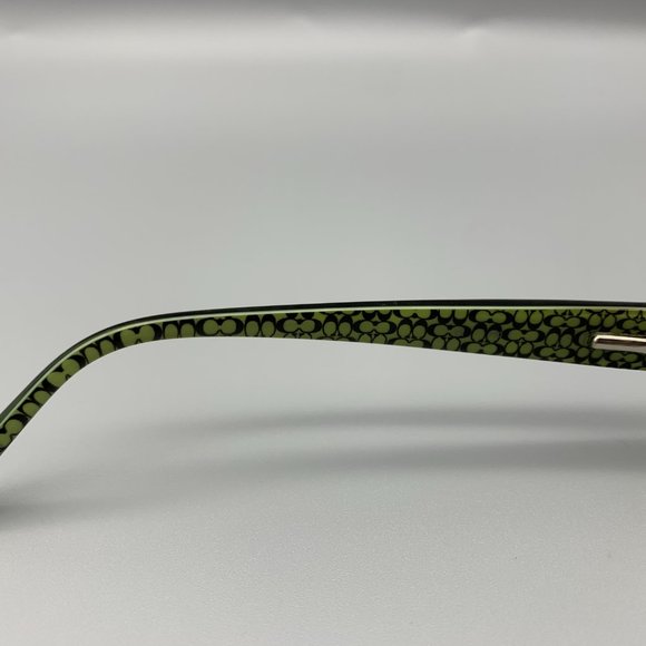 Coach Lannie Bottle Green Oval Glasses - Picture 7 of 10